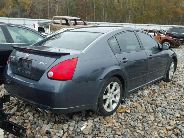 1N4BA41E48C829810 - 2008 NISSAN MAXIMA SE GRAY photo 4