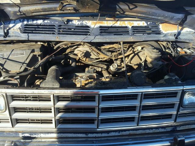 2B7HB21YXLK716906 - 1990 DODGE B250 BLUE photo 7