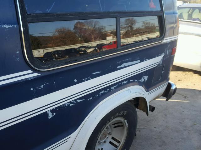 2B7HB21YXLK716906 - 1990 DODGE B250 BLUE photo 9