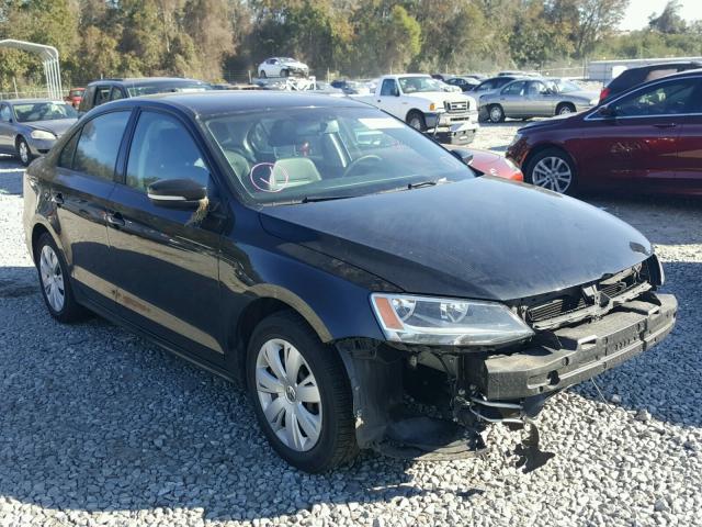 3VWD17AJ6EM405568 - 2014 VOLKSWAGEN JETTA SE BLACK photo 1