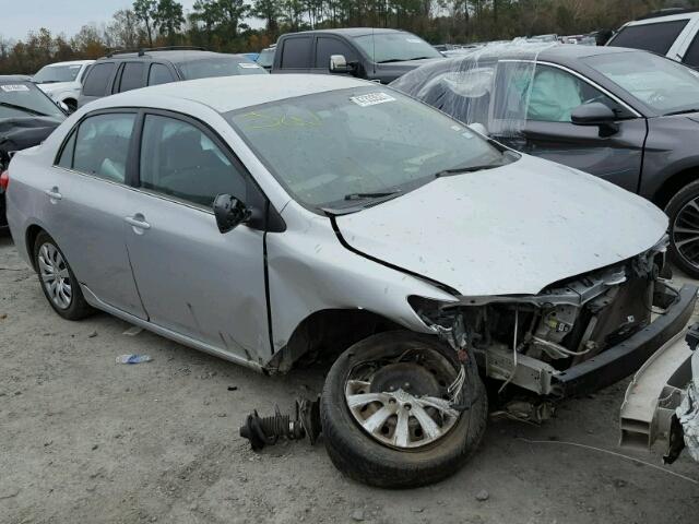 5YFBU4EE2DP179470 - 2013 TOYOTA COROLLA BA SILVER photo 1