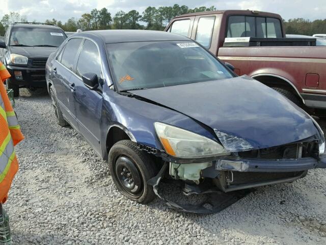 1HGCM56457A224203 - 2007 HONDA ACCORD LX BLUE photo 1