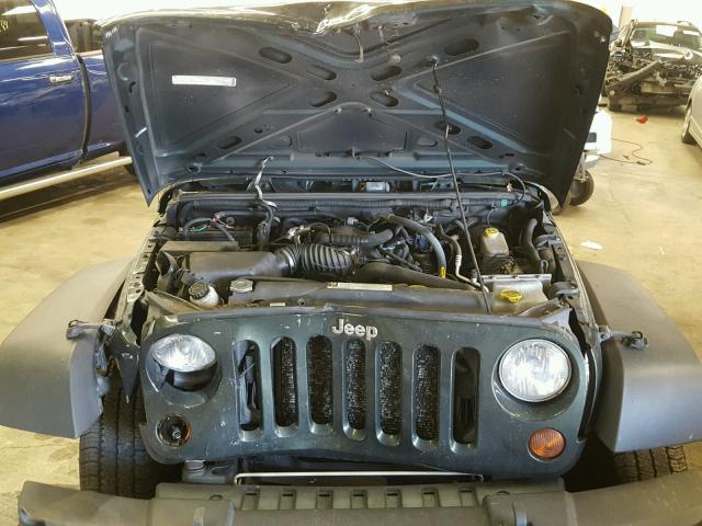 1J4AA2D15AL130981 - 2010 JEEP WRANGLER S GREEN photo 7