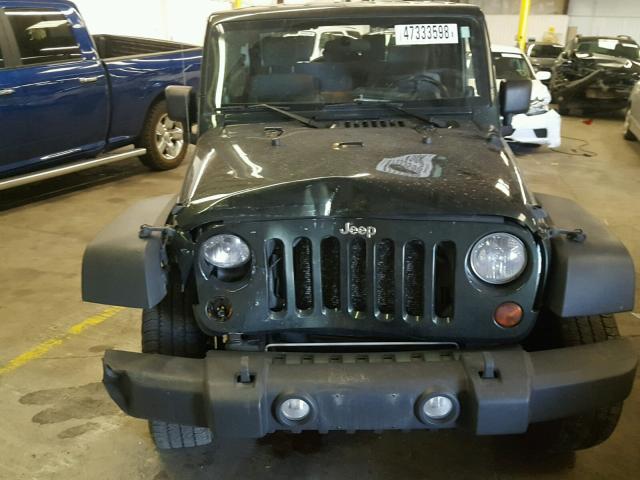 1J4AA2D15AL130981 - 2010 JEEP WRANGLER S GREEN photo 9