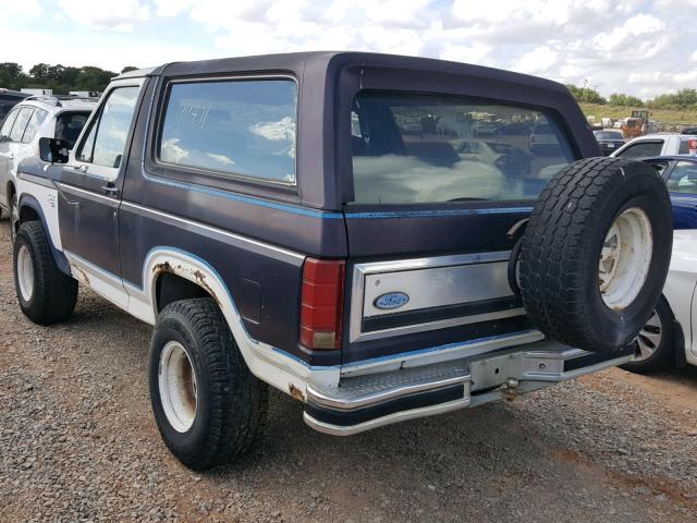 1FMEU15H8FLA20899 - 1985 FORD BRONCO U10 SILVER photo 3