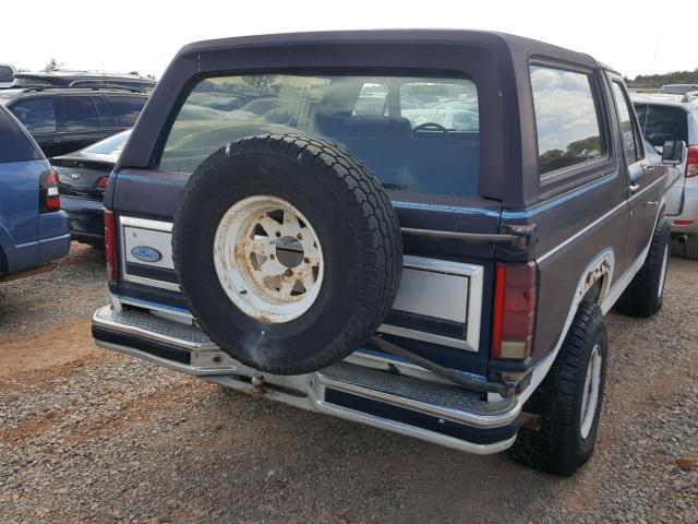 1FMEU15H8FLA20899 - 1985 FORD BRONCO U10 SILVER photo 4