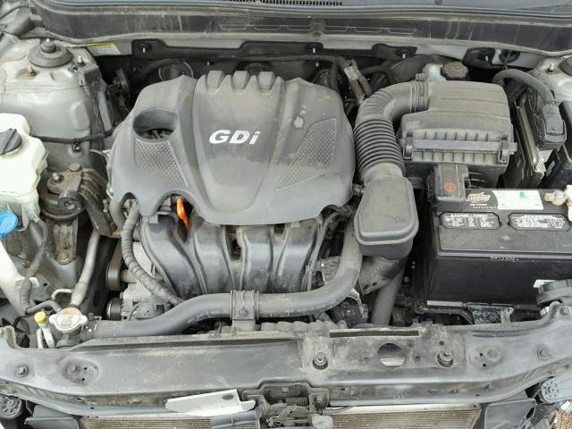 5NPEB4AC0DH793888 - 2013 HYUNDAI SONATA GLS SILVER photo 7