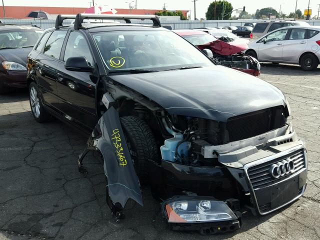 WAUHE78P89A077217 - 2009 AUDI A3 2.0T BLACK photo 1