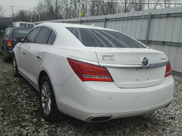 1G4GB5G3XEF272867 - 2014 BUICK LACROSSE WHITE photo 3