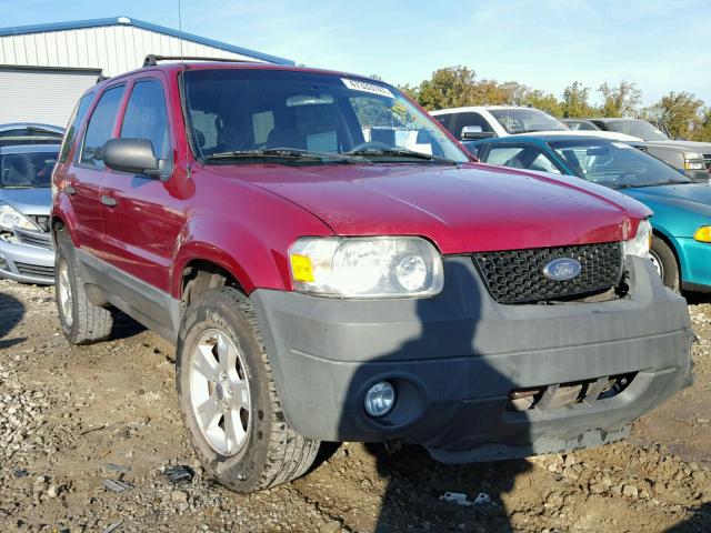 1FMYU03Z47KB58479 - 2007 FORD ESCAPE XLT MAROON photo 1