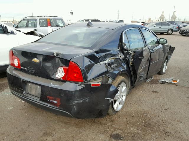 1G1ZB5E04CF109238 - 2012 CHEVROLET MALIBU LS BLACK photo 4