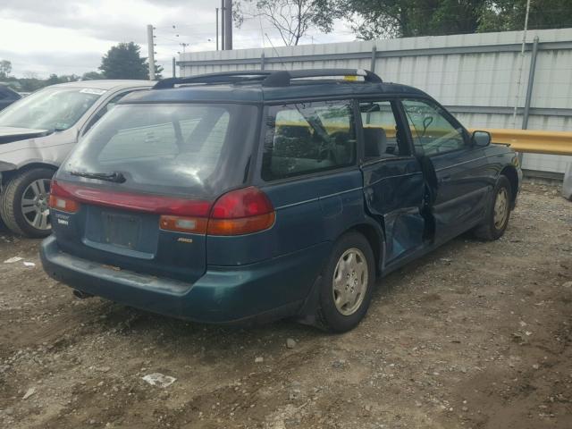 4S3BK4251X7316897 - 1999 SUBARU LEGACY BRI GREEN photo 4