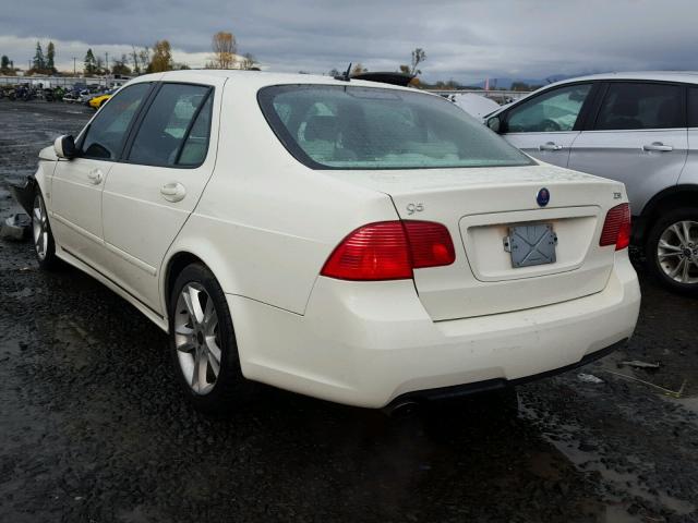 YS3ED49G973503691 - 2007 SAAB 9-5 2.3T WHITE photo 3