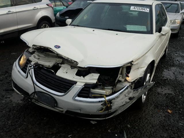 YS3ED49G973503691 - 2007 SAAB 9-5 2.3T WHITE photo 9