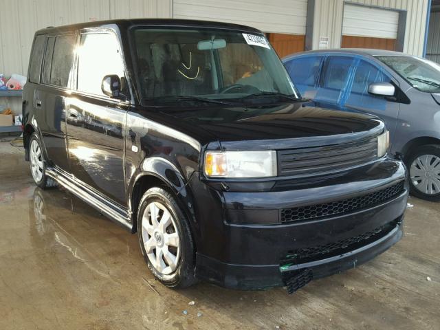 JTLKT324264070977 - 2006 TOYOTA SCION XB BLACK photo 1