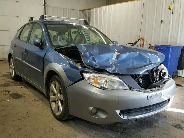 JF1GH63618H836414 - 2008 SUBARU IMPREZA OU BLUE photo 1