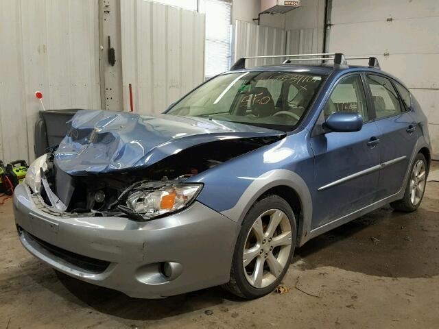 JF1GH63618H836414 - 2008 SUBARU IMPREZA OU BLUE photo 2