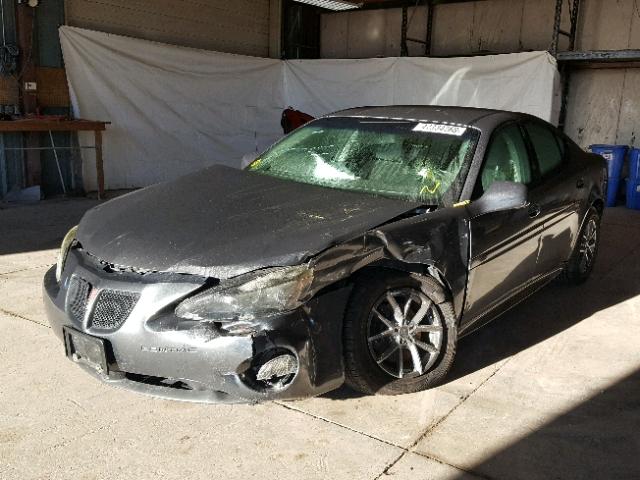 2G2WP522541309916 - 2004 PONTIAC GRAND PRIX GRAY photo 2