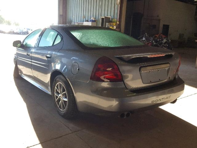 2G2WP522541309916 - 2004 PONTIAC GRAND PRIX GRAY photo 3