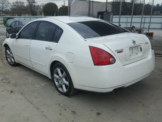 1N4BA41E45C864987 - 2005 NISSAN MAXIMA SE WHITE photo 3