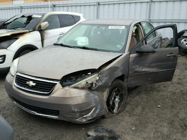 1G1ZS58FX7F313032 - 2007 CHEVROLET MALIBU LS BEIGE photo 2