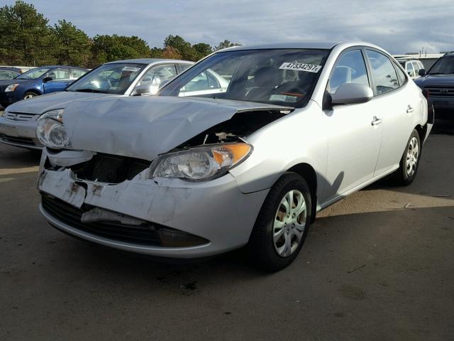 KMHDU4AD1AU082308 - 2010 HYUNDAI ELANTRA BL SILVER photo 2