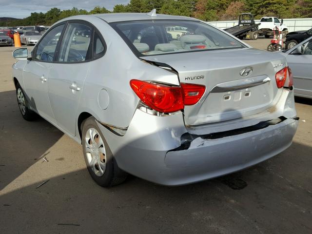 KMHDU4AD1AU082308 - 2010 HYUNDAI ELANTRA BL SILVER photo 3