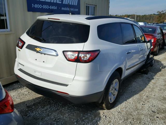 1GNKRFED8HJ278400 - 2017 CHEVROLET TRAVERSE L WHITE photo 4