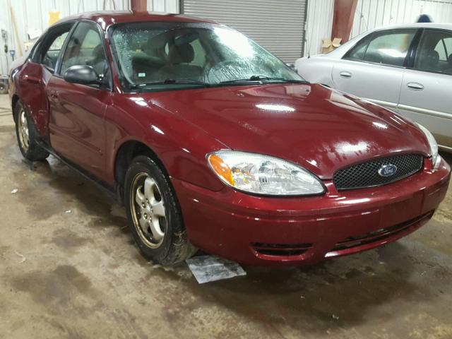 1FAFP53U36A120658 - 2006 FORD TAURUS SE MAROON photo 1