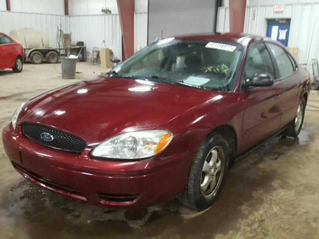 1FAFP53U36A120658 - 2006 FORD TAURUS SE MAROON photo 2