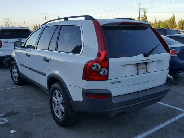 YV4CN592661264081 - 2006 VOLVO XC90 WHITE photo 3