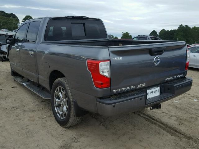 1N6BA1F40HN526257 - 2017 NISSAN TITAN XD S GRAY photo 3