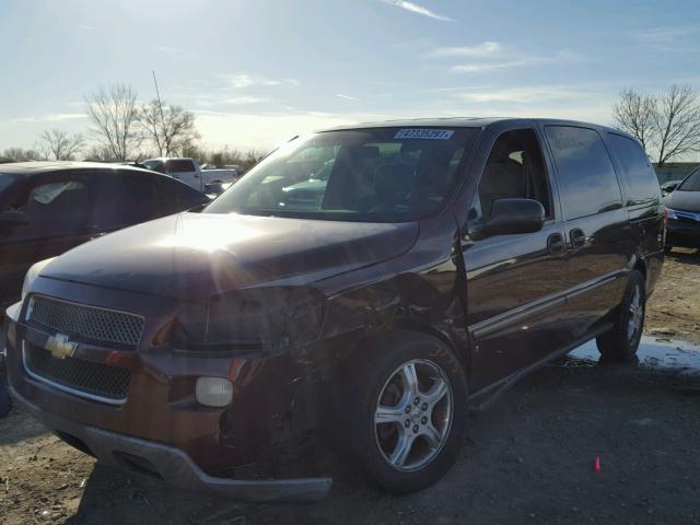 1GNDV23138D105050 - 2008 CHEVROLET UPLANDER L MAROON photo 2