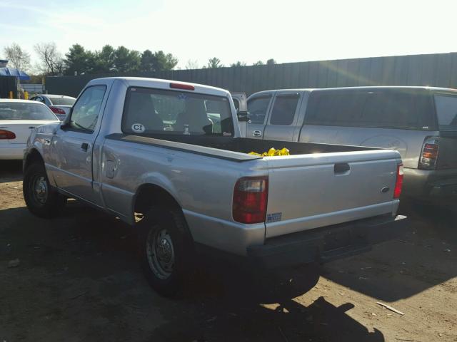 1FTYR10U65PA02433 - 2005 FORD RANGER SILVER photo 3