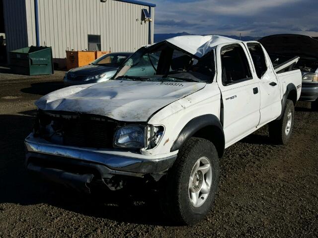 5TEHN72N03Z279556 - 2003 TOYOTA TACOMA DOU WHITE photo 2