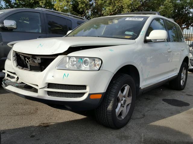 WVGZG77L35D030455 - 2005 VOLKSWAGEN TOUAREG 3. WHITE photo 2