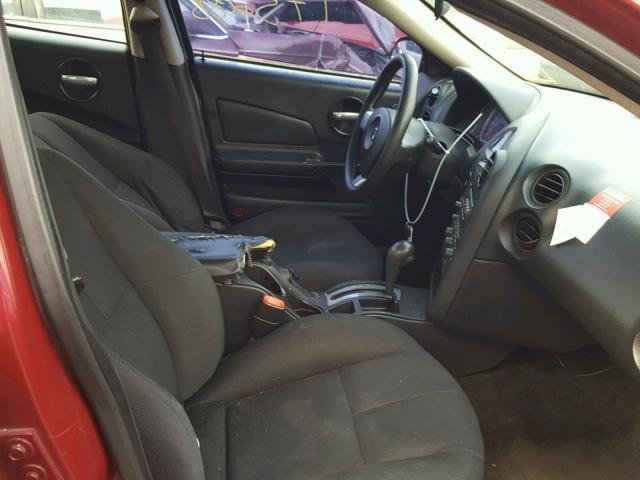 2G2WP552961123343 - 2006 PONTIAC GRAND PRIX ბურგუნდია ფოტო 5