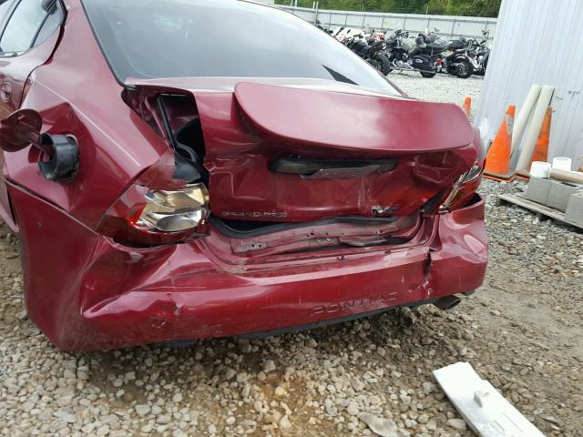 2G2WP552961123343 - 2006 PONTIAC GRAND PRIX ბურგუნდია ფოტო 9