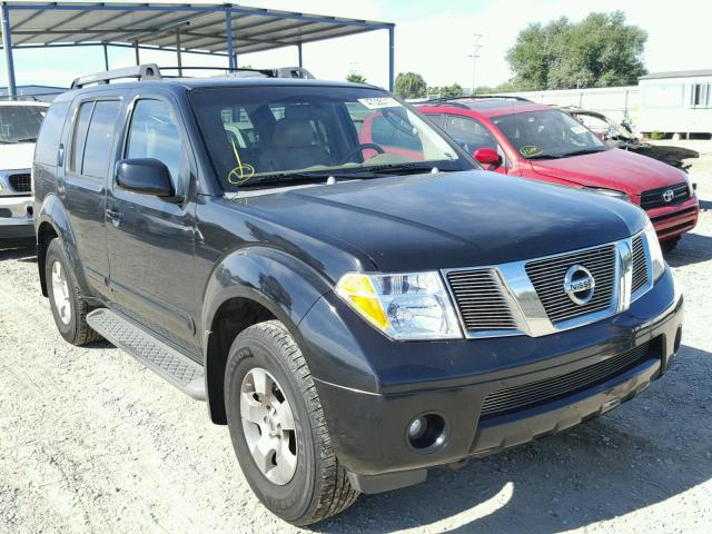 5N1AR18U36C610713 - 2006 NISSAN PATHFINDER BLACK photo 1