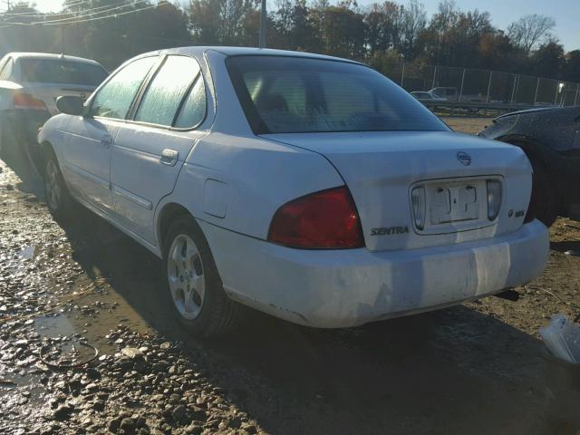 3N1CB51D54L878458 - 2004 NISSAN SENTRA 1.8 WHITE photo 3