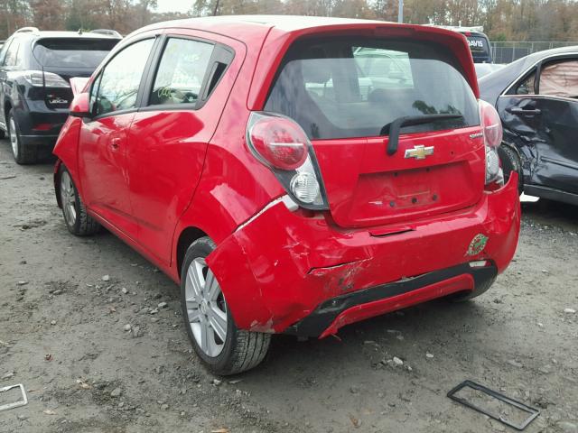 KL8CB6S91FC794769 - 2015 CHEVROLET SPARK LS RED photo 3