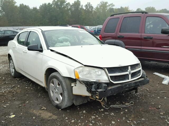 1B3LC46B79N505541 - 2009 DODGE AVENGER SE WHITE photo 1