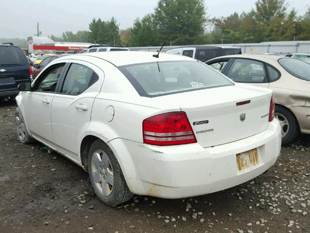 1B3LC46B79N505541 - 2009 DODGE AVENGER SE WHITE photo 3