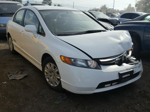 1HGFA46557L000023 - 2007 HONDA CIVIC GX WHITE photo 1