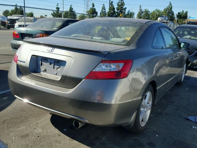 2HGFG12868H565084 - 2008 HONDA CIVIC EX GRAY photo 4