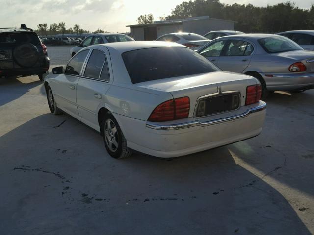 1LNHM86S71Y702801 - 2001 LINCOLN LS WHITE photo 3