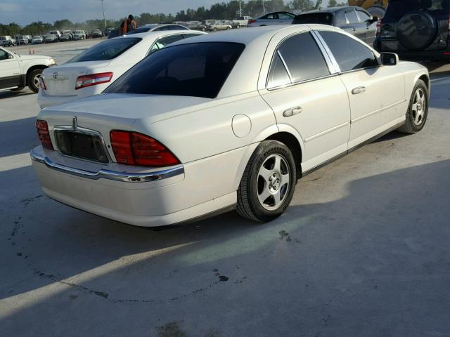 1LNHM86S71Y702801 - 2001 LINCOLN LS WHITE photo 4