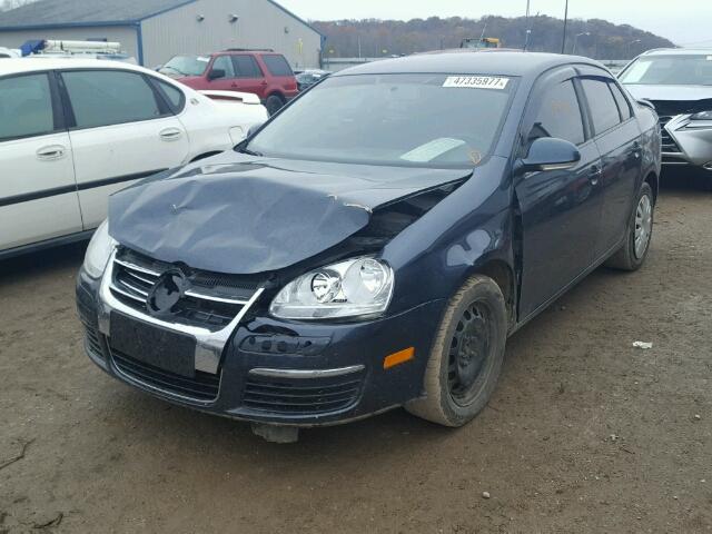 3VWJZ71K08M125489 - 2008 VOLKSWAGEN JETTA S BLUE photo 2