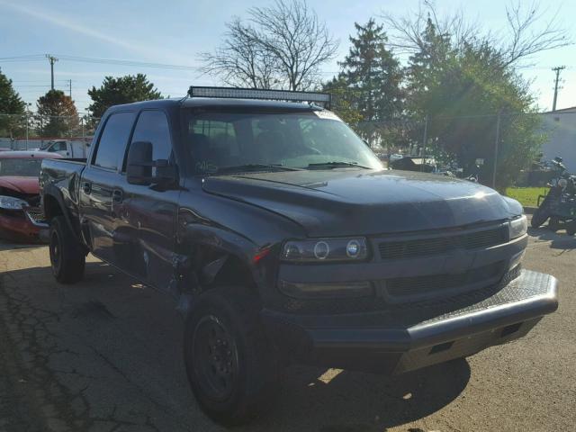 1GCHK23142F109087 - 2002 CHEVROLET SILVERADO BLACK photo 1