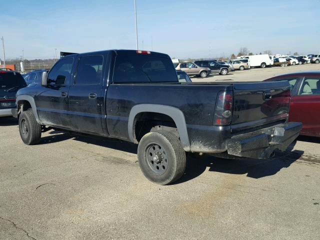 1GCHK23142F109087 - 2002 CHEVROLET SILVERADO BLACK photo 3